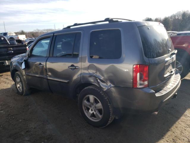 5FNYF4H50BB066285 - 2011 HONDA PILOT EXL GRAY photo 2