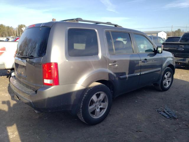 5FNYF4H50BB066285 - 2011 HONDA PILOT EXL GRAY photo 3