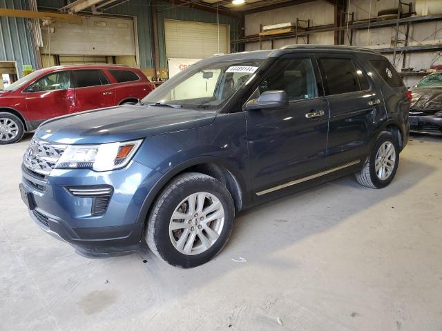 1FM5K8D85JGA12650 - 2018 FORD EXPLORER XLT BLUE photo 1