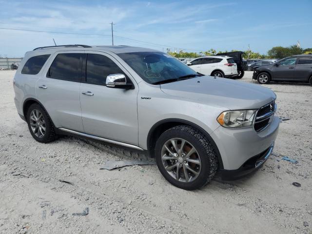 1D4SD4GT3BC637991 - 2011 DODGE DURANGO CREW SILVER photo 4