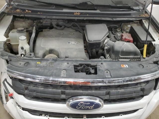 2FMDK3JC9EBB84992 - 2014 FORD EDGE SEL WHITE photo 12