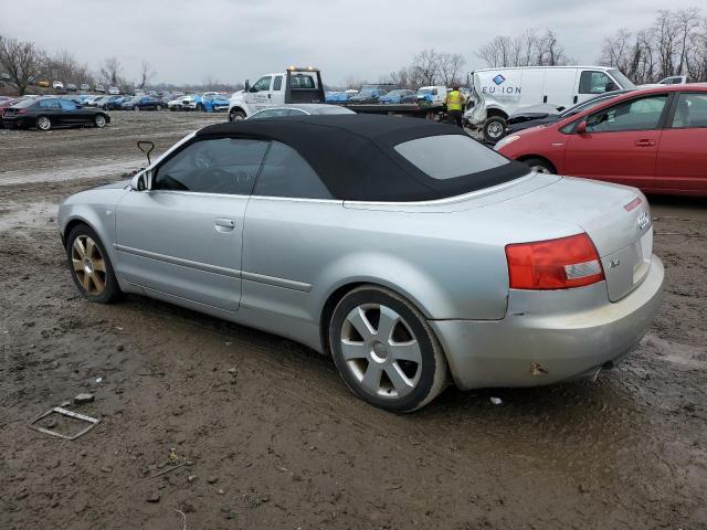 WAUDT48H06K006904 - 2006 AUDI A4 QUATTRO SILVER photo 2