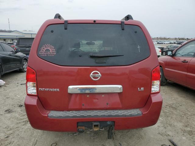 5N1AR18W85C735061 - 2005 NISSAN PATHFINDER LE 栗色 照片 6