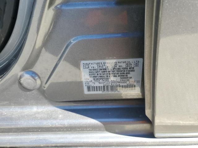 3N1AB7AP0FY225510 - 2015 NISSAN SENTRA S GRAY photo 12