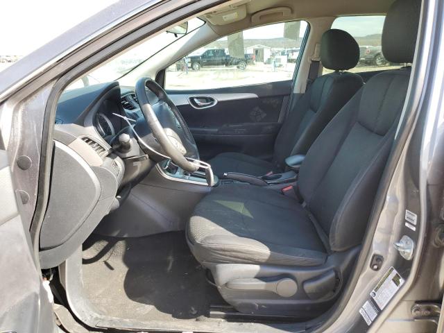 3N1AB7AP0FY225510 - 2015 NISSAN SENTRA S GRAY photo 7