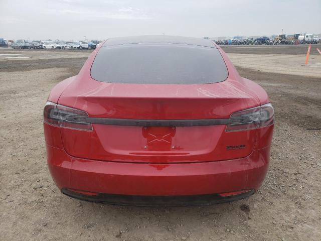 5YJSA1E44HF186162 - 2017 TESLA MODEL S MAROON photo 6