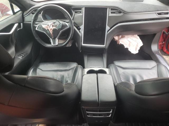 5YJSA1E44HF186162 - 2017 TESLA MODEL S MAROON photo 8