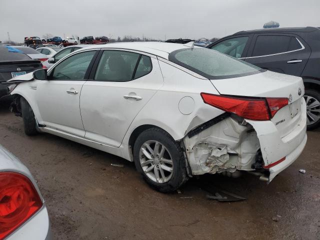 KNAGM4A71D5359739 - 2013 KIA OPTIMA LX WHITE photo 2