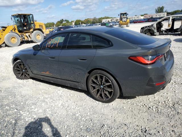 WBA63AV01NFM53089 - 2022 BMW 430I GRAN COUPE GRAY photo 2