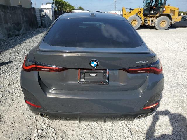 WBA63AV01NFM53089 - 2022 BMW 430I GRAN COUPE GRAY photo 6