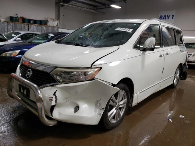 JN8AE2KPXC9042708 - 2012 NISSAN QUEST S WHITE photo 1