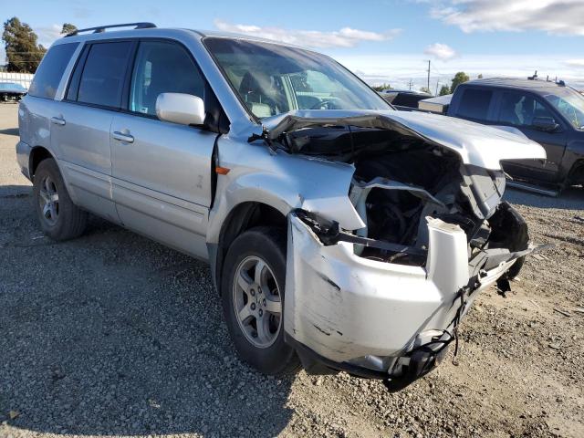 5FNYF28706B018183 - 2006 HONDA PILOT EX SILVER photo 4