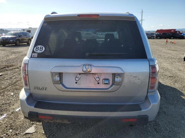 5FNYF28706B018183 - 2006 HONDA PILOT EX SILVER photo 6