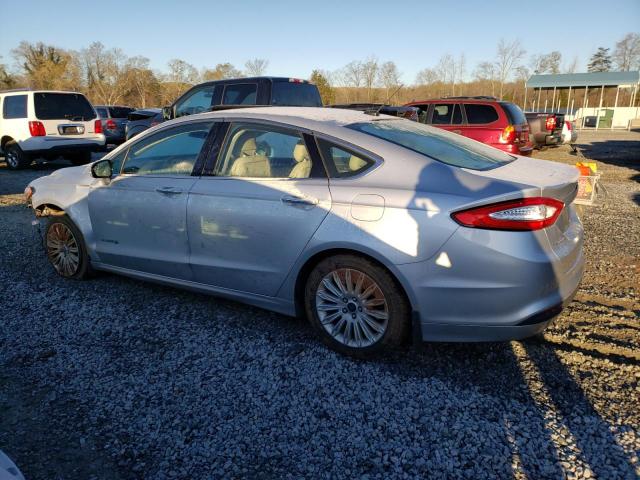 3FA6P0LU1ER147834 - 2014 FORD FUSION SE HYBRID SILVER photo 2