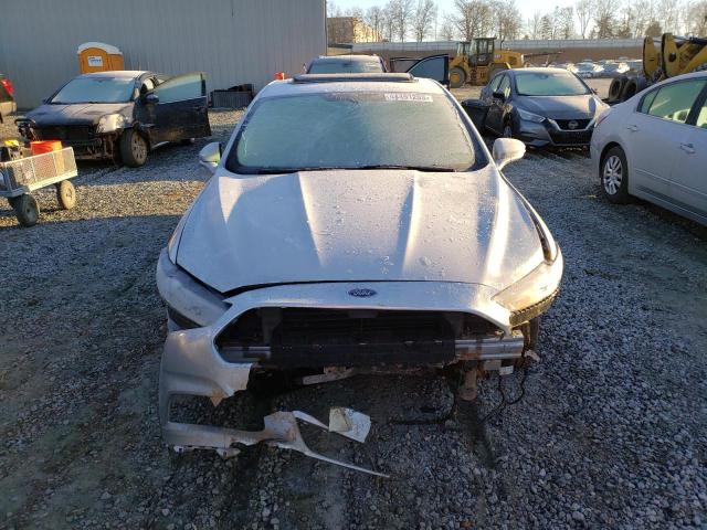 3FA6P0LU1ER147834 - 2014 FORD FUSION SE HYBRID SILVER photo 5