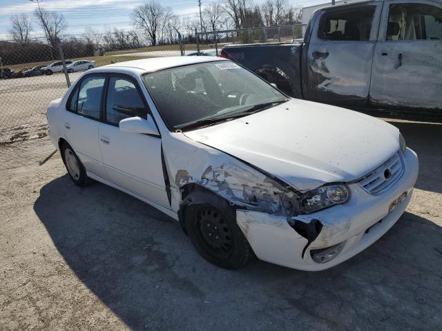 2T1BR12E21C500441 - 2001 TOYOTA COROLLA CE WHITE photo 4