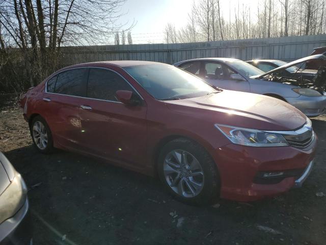 1HGCR2F51GA225759 - 2016 HONDA ACCORD SPORT RED photo 4