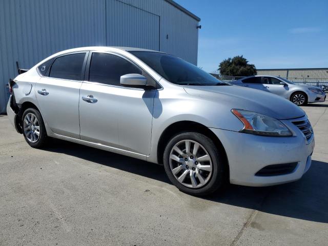 3N1AB7AP8EY236947 - 2014 NISSAN SENTRA S SILVER photo 4