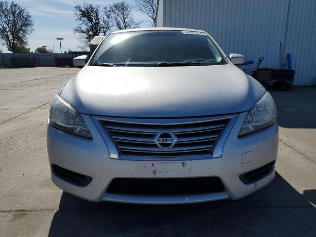 3N1AB7AP8EY236947 - 2014 NISSAN SENTRA S SILVER photo 5