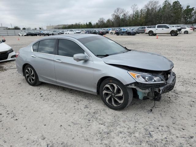 1HGCR2F88HA288031 - 2017 HONDA ACCORD EXL SILVER photo 4