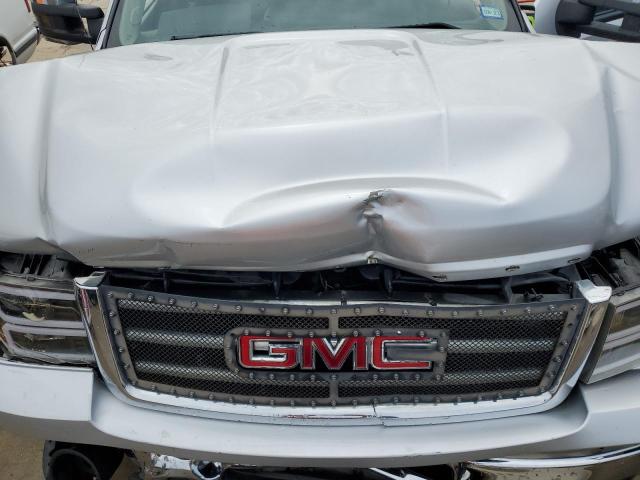 3GTP2VE77DG299659 - 2013 GMC SIERRA K1500 SLE SILVER photo 11