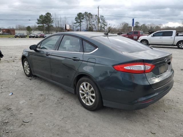 1FA6P0G79F5100950 - 2015 FORD FUSION S GRAY photo 2