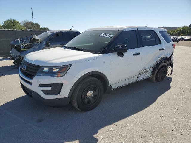 1FM5K8ARXJGB46308 - 2018 FORD EXPLORER POLICE INTERCEPTOR 白色 照片 1