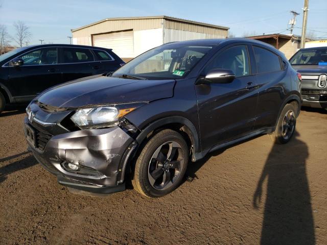 3CZRU6H71JM709335 - 2018 HONDA HR-V EXL GRAY photo 1