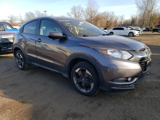 3CZRU6H71JM709335 - 2018 HONDA HR-V EXL GRAY photo 4