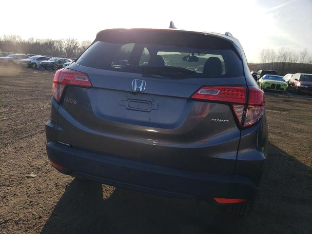 3CZRU6H71JM709335 - 2018 HONDA HR-V EXL GRAY photo 6