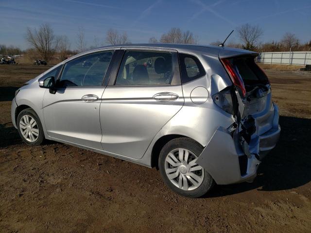 JHMGK5H56GX001837 - 2016 HONDA FIT LX SILVER photo 2