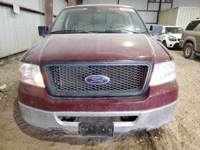 1FTRX12W56NA58045 - 2006 FORD F150 MAROON photo 5