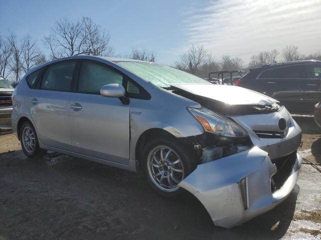 JTDZN3EUXD3261582 - 2013 TOYOTA PRIUS V SILVER photo 4