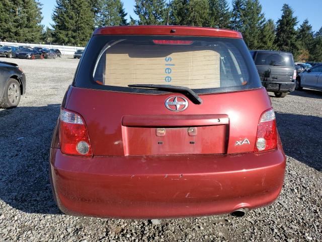 JTKKT624X65018948 - 2006 TOYOTA SCION XA RED photo 6