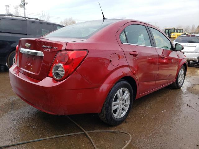 1G1JC5SH6C4222222 - 2012 CHEVROLET SONIC LT RED photo 3