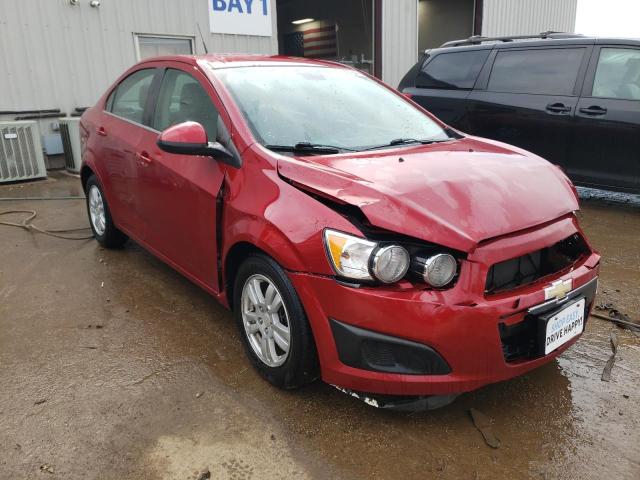 1G1JC5SH6C4222222 - 2012 CHEVROLET SONIC LT RED photo 4