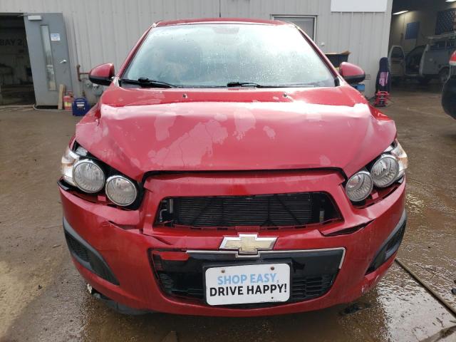 1G1JC5SH6C4222222 - 2012 CHEVROLET SONIC LT RED photo 5