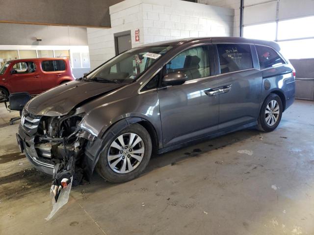 5FNRL5H61EB037295 - 2014 HONDA ODYSSEY EXL GRAY photo 1