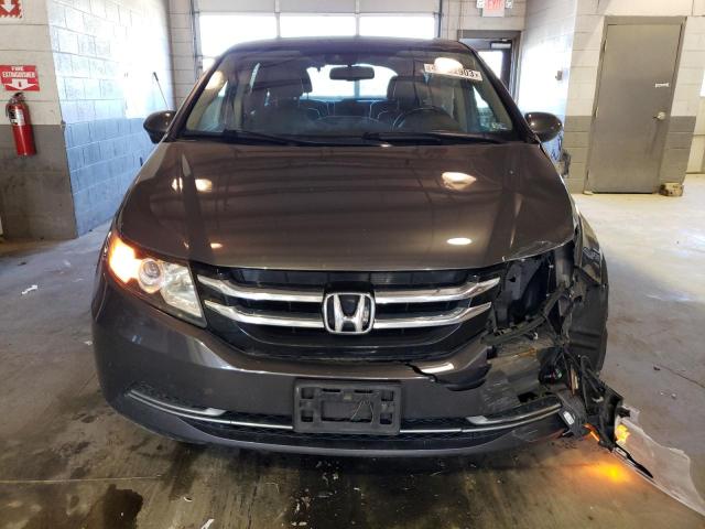 5FNRL5H61EB037295 - 2014 HONDA ODYSSEY EXL GRAY photo 5