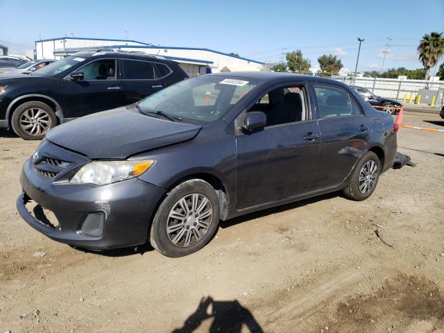 2T1BU4EE1DC008211 - 2013 TOYOTA COROLLA BASE GRAY photo 1