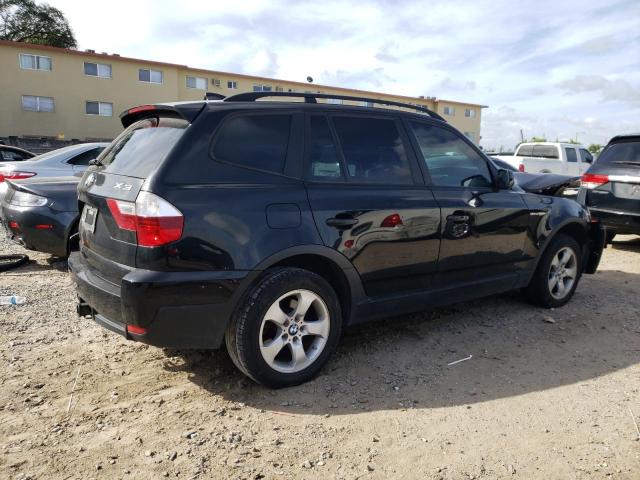 WBXPC93448WJ22364 - 2008 BMW X3 3.0SI BLACK photo 3