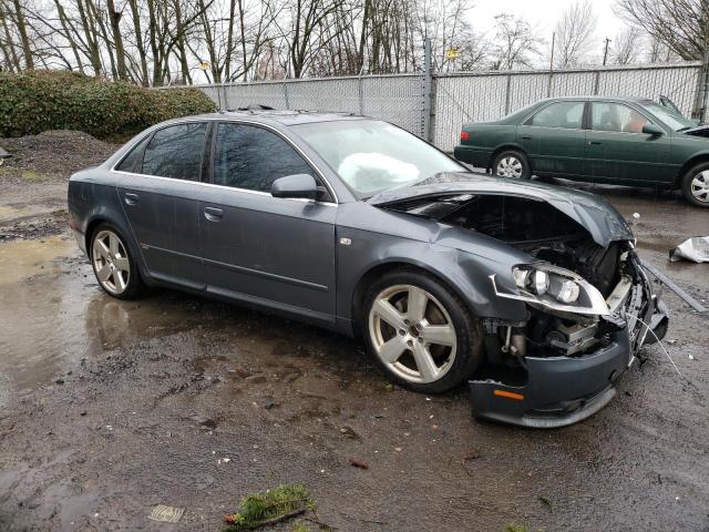 WAUEH78E26A227326 - 2006 AUDI A4 S-LINE 3.2 QUATTRO GRAY photo 4