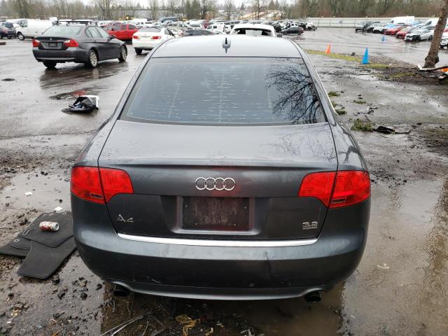 WAUEH78E26A227326 - 2006 AUDI A4 S-LINE 3.2 QUATTRO GRAY photo 6