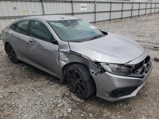 2HGFC2F80LH597839 - 2020 HONDA CIVIC SPORT 银色 照片 4