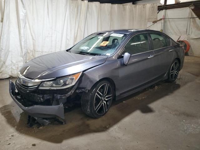 1HGCR2F58HA115518 - 2017 HONDA ACCORD SPORT GRAY photo 1