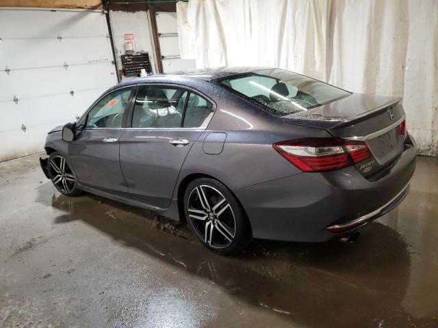 1HGCR2F58HA115518 - 2017 HONDA ACCORD SPORT GRAY photo 2