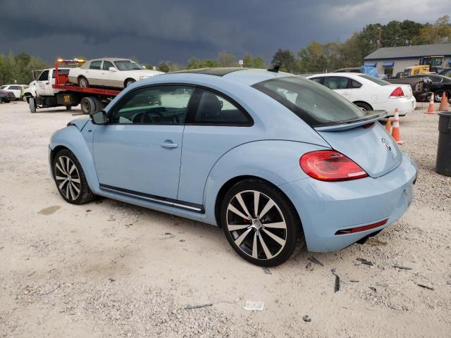 3VW4S7AT5EM643247 - 2014 VOLKSWAGEN BEETLE TURBO BLUE photo 2