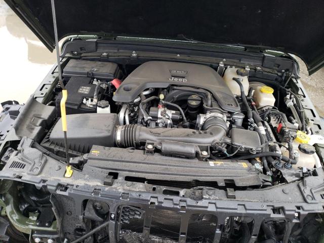 1C4HJXDG7MW694933 - 2021 JEEP WRANGLER U SPORT მწვანე ფოტო 11