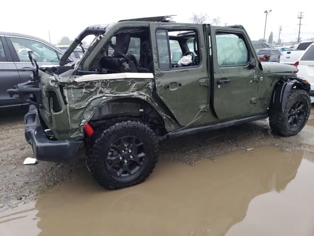 1C4HJXDG7MW694933 - 2021 JEEP WRANGLER U SPORT მწვანე ფოტო 3