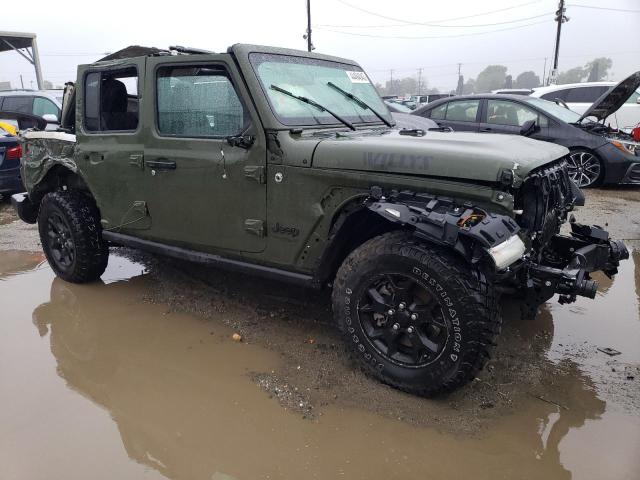 1C4HJXDG7MW694933 - 2021 JEEP WRANGLER U SPORT მწვანე ფოტო 4